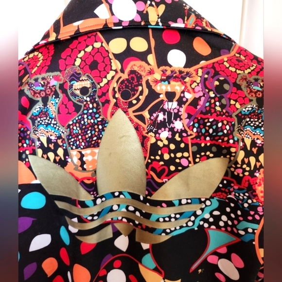 ADIDAS x FARM RIO HTF 2014 Ltd Ed Hip Collab Bright Abstract Track Jacket M NWOT - Picture 12 of 16
